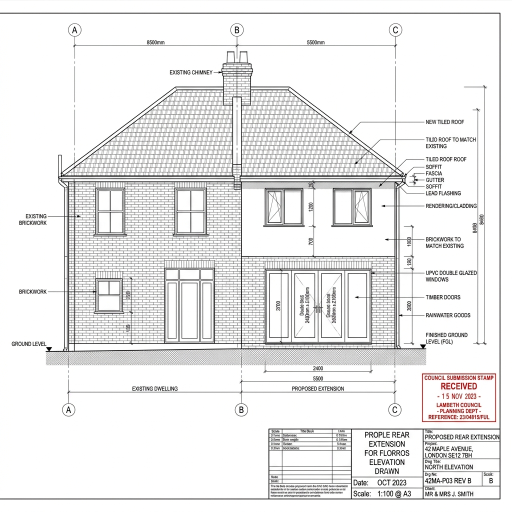 Bletchley Modern Transformation architectural drawings